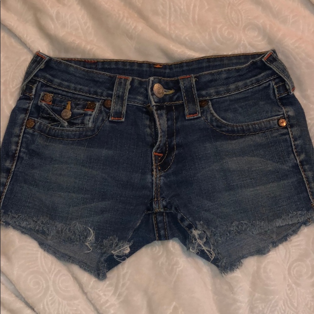 True religion women’s jean shorts size 27